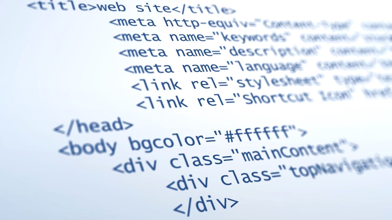 struktur html website