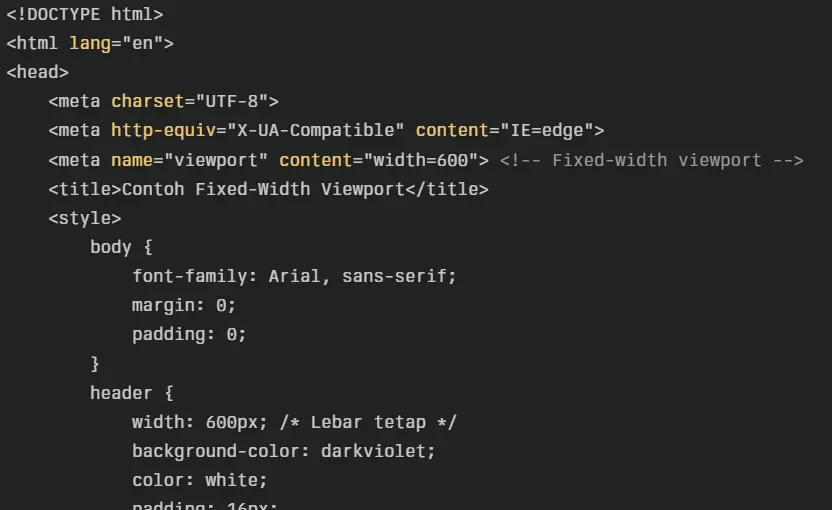 kode fixed width